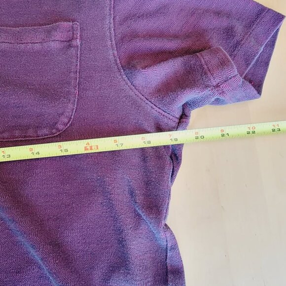 Van Heusen Flex Natural Stretch Men's Size M Medium Polo Shirt Burgundy - Picture 6 of 8